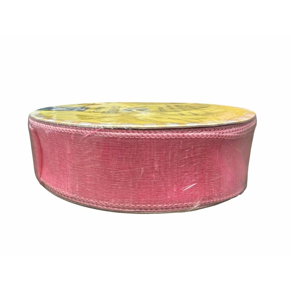 Member’s Mark Wired Pink Ribbon 1.5” x 50 Yards New